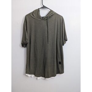 A3 Men's SIIMHWRSS Green‎ Short Sleeve Shirt Designer Quality